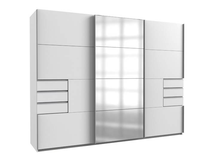 Schwebetürenschrank Saigon ca. 270x210 cm Weiß