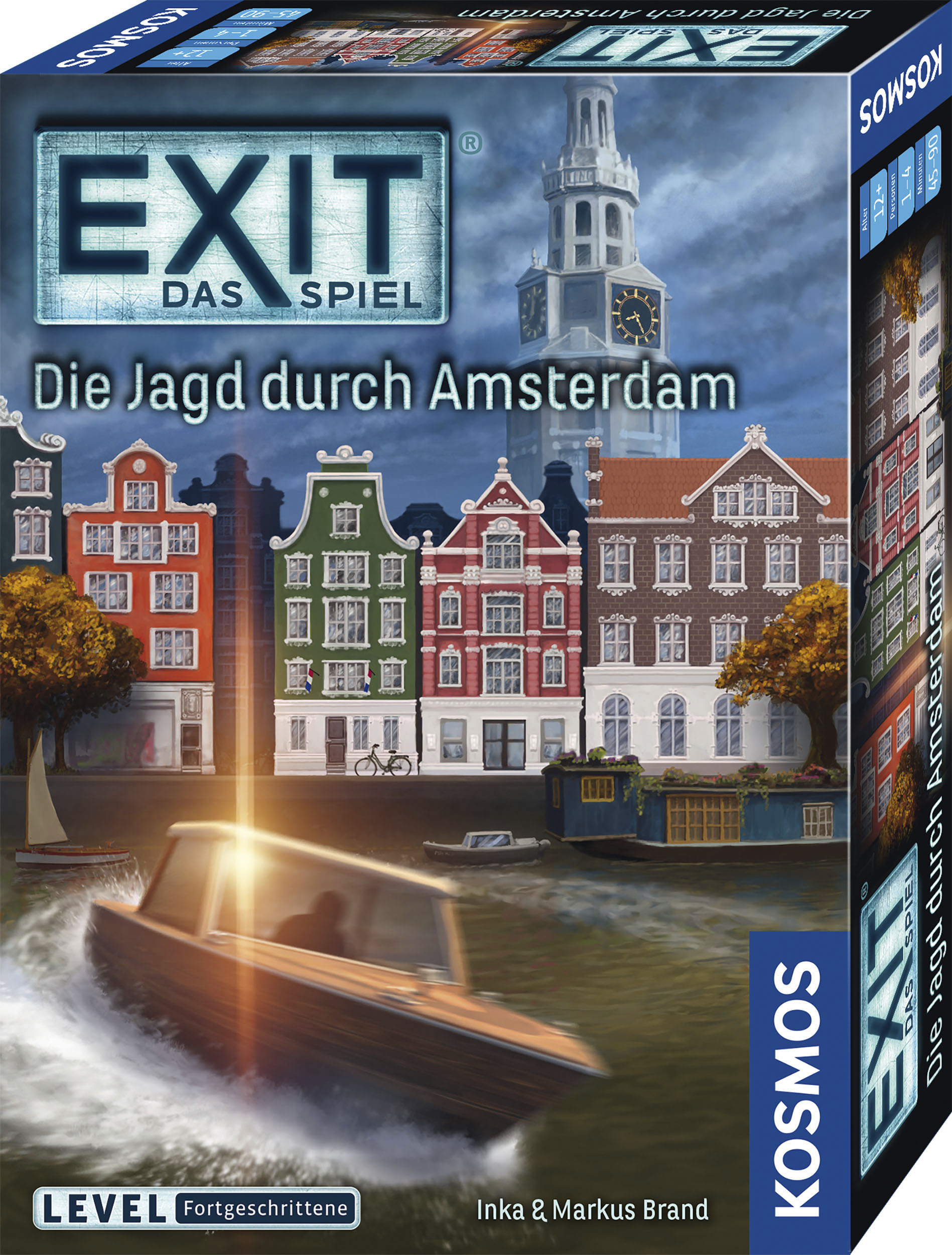 Spiel KOSMOS "EXIT, Das Spiel: Die Jagd durch Amsterdam (F)", bunt, Spiele, Kinder, Spiel, Made in Germany