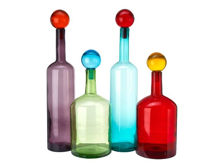 POLSPOTTEN - Carafe Bubbles - Multicolore - Verre - Designer Pols Potten Studio