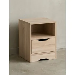Nachttisch Schublade Ablage Modern Klein, Sonoma 31x31x43 cm
