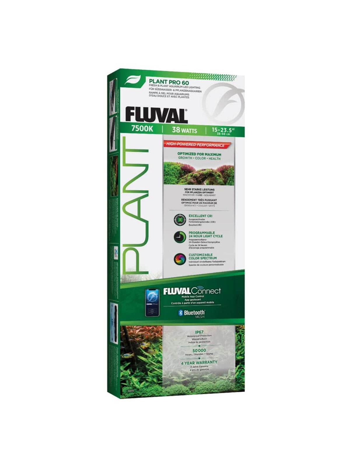FLUVAL Plant Pro LED w/BT Mesh, 40W, 38-60 cm