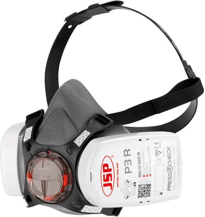 Demi masque FORCE 8 + filtres P3 PRESS TO CHECK JSP