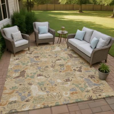 Addison Rugs Machine Washable Indoor/ Outdoor Modern Ranch Chantille Rug