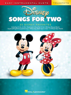 Hal Leonard Disney Songs For Two Trumpet