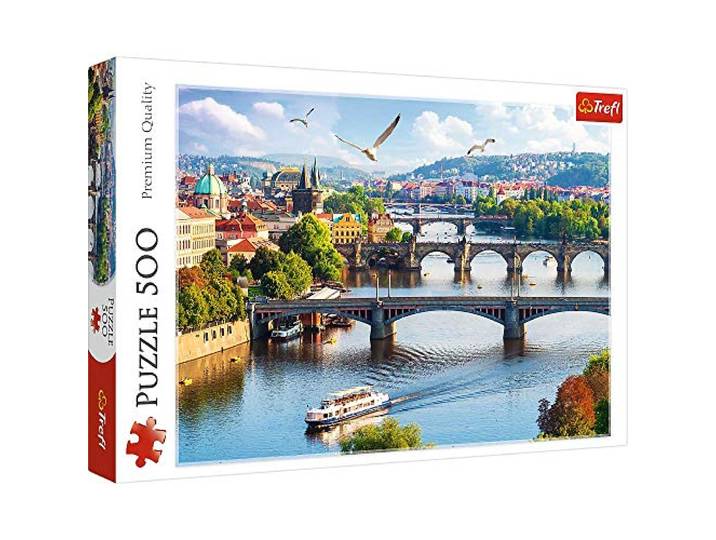 Trefl - Puzzels 500 Stukjes, Praag, Tsjechië, Klassieke Puzzels