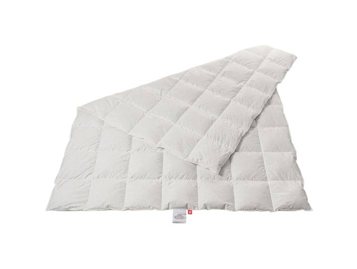 Duvetsuisse.com Leichtes Entendaunen-Duvet - Farbe: weiss - Schweizer Möbelhersteller - 1332