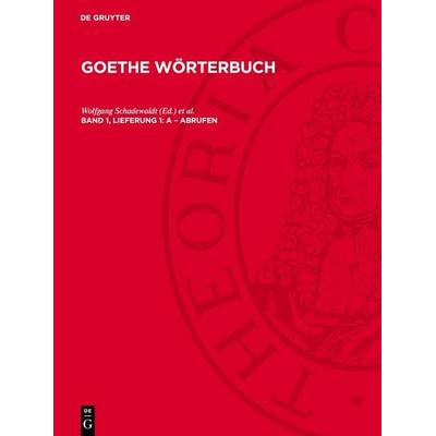 A – abrufen, Gebundene Ausgabe von , De Gruyter, 978-3-11-278522-5