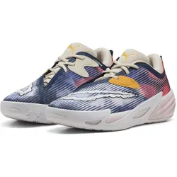 Puma, Unisex, Hallenschuhe, All-Pro NITRO 2 Hooptopia (45), Blau, Rot