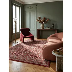 Hochflorteppich Berber Rot 160 x 230 cm - GLAZERT   Kadima Design