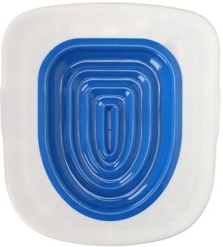 Uplift Essentials Eco Friendly Cat Toilet Training Transition System Reusable Universal Potty Trainer Seat For Feline Home Sanitation blue