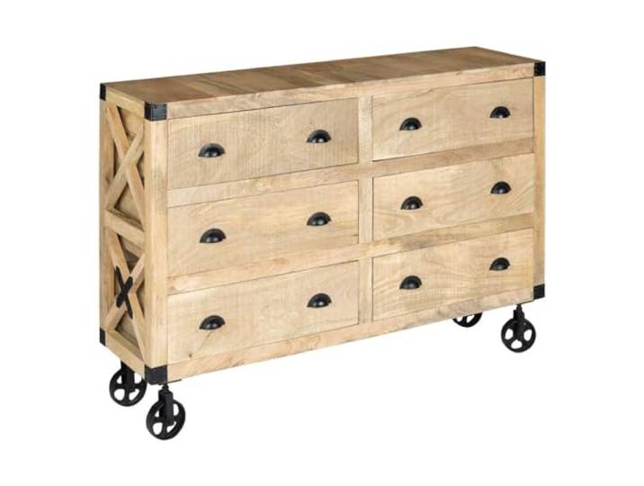 Atmosphera - Anrichte Silas - Mangoholz - Sand beige