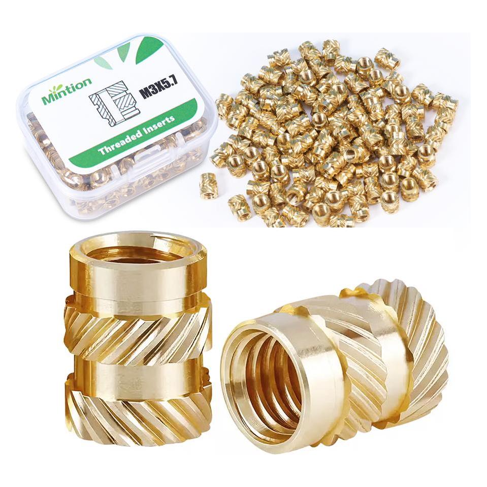 Mintion M3 x 5,7mm x 4,6mm Threaded Insert Set - 100 pcs (Ersatzteile) (65307062)