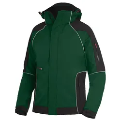 Softshelljacke "WALTER" - L - grün/schwarz