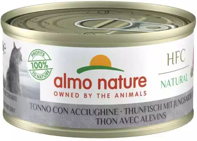 Almo Nature HFC GATTO LATTINA 70GR TONNO CON ACCIUGHINE
