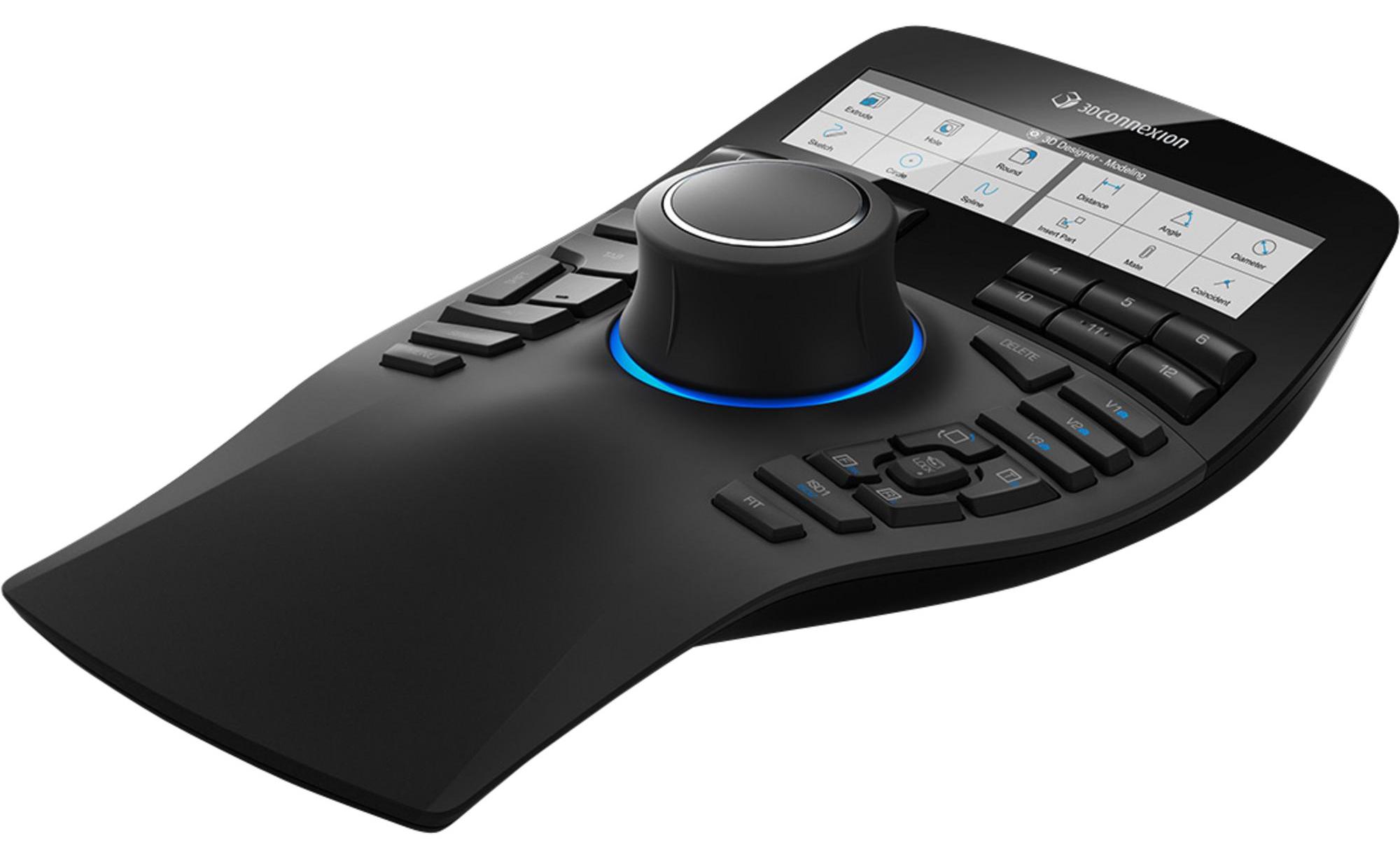 3Dconnexion SpaceMouse Enterprise, Schwarz, CE, FCC, KC, RCM, BSMI, RoHS-EU, RoHS-China, WEEE, BellAndVision, Kabel, Windows 10 Education, Windows 10 Education x64, Windows 10 Enterprise, Windows 10 Enterprise x64,..., 249 mm, 58 mm