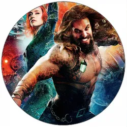 Essbares Papier „Aquaman unter Wasser“, 19,5 cm