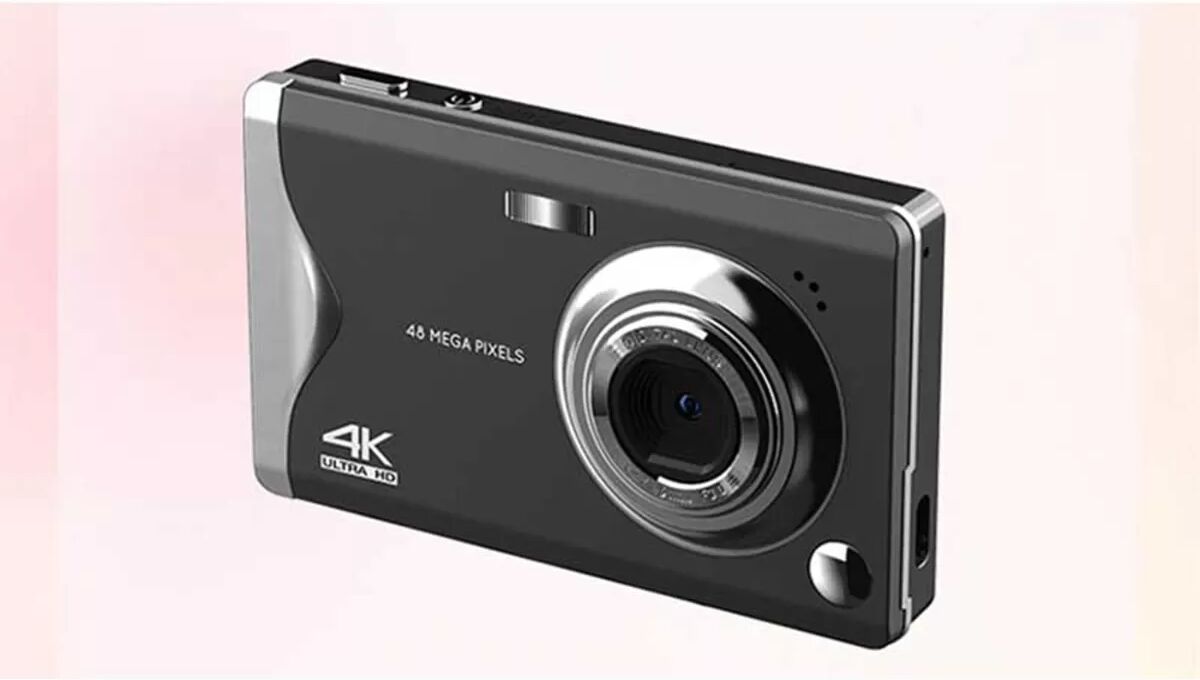 INF Appareil Photo Numérique 40MP Zoom 16x, Écran LCD 3.0", Vidéo 4K & Détecteur de Sourire Le noir