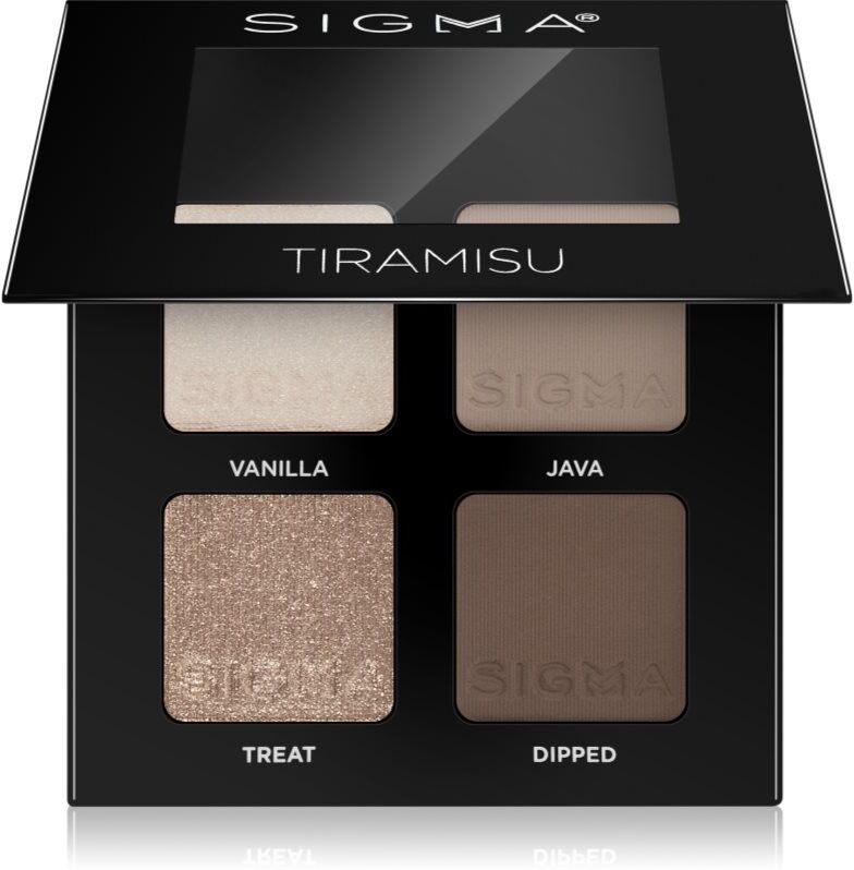 Sigma Beauty Quad Eyeshadow Palette shade Tiramisu 4 g