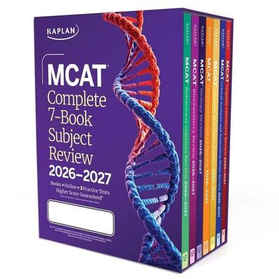 MCAT COMPLETE 7-BOOK 26-27, Taschenbuch von Kaplan Test Prep, Kaplan Publishing, 978-1-5062-9754-5