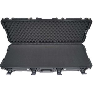 Sinora Transportkoffer 11538-22BK-C abschließbar, Kunststoff, mit Rollen & Schaumstoff, wasserdicht (IP67), 115x23x38,5 cm
