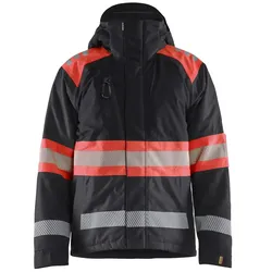 Warnschutz Winterjacke Kl. 1 "4480" - M - schwarz/rot