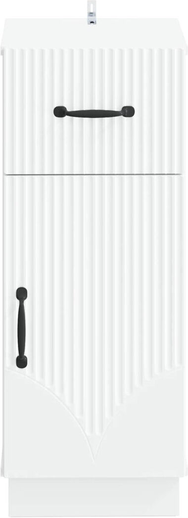 Brayden Studio Bathroom Cabinet White 77cm H X 30cm W X 31cm D