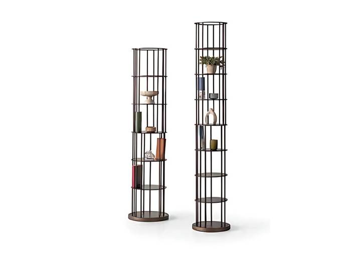 JVmoebel Raumteilerregal Freistehendes Regal in Holzoptik mit offenen Fächern, 2-tlg., Made in Europe