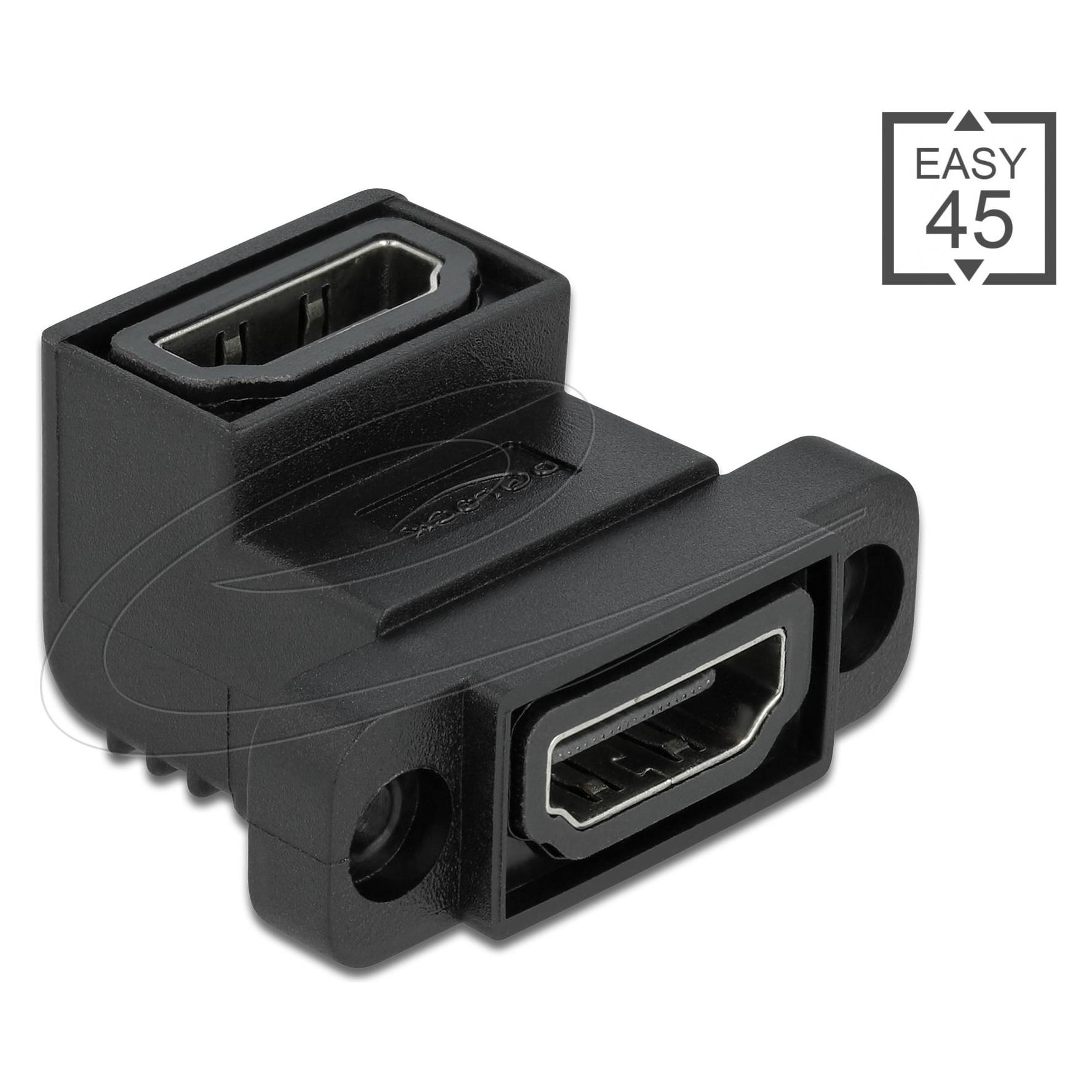 Delock Easy 45 snap-in module (HDMI, HDMI) (81308)