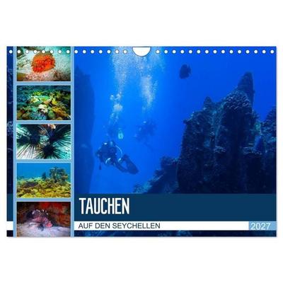 Tauchen auf den Sychellen (Wandkalender 2027 DIN A4 quer), CALVENDO Monatskalender