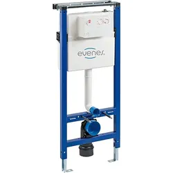 WC Element Vorwandelement mit Spülkasten Wand BH 115cm Betätigungsplatte