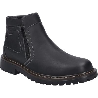 Stiefelette JOSEF SEIBEL "Chance 55, schwarz", Damen, Gr. 41, schwarz, Obermaterial: 100% Rindsleder Leather cow., Schuhe Stiefelette