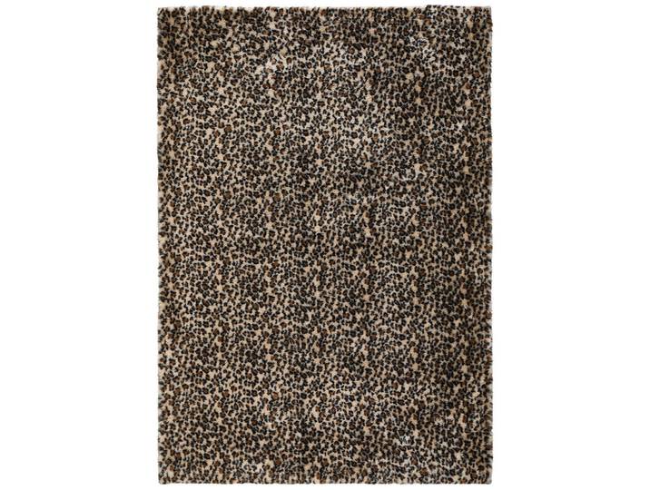 Novel Hochflorteppich, Beige, Textil, Tier, rund, Bsci, für Fussbodenheizung geeignet, pflegeleicht, Teppiche & Böden, Teppich, Hochflorteppiche & Shaggys