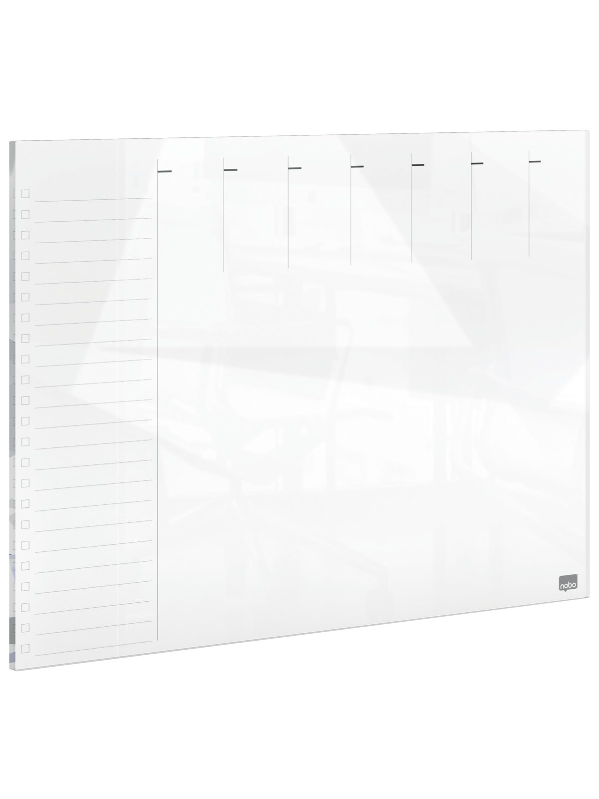 Nobo Glas Wochenplaner 56 x 43 cm