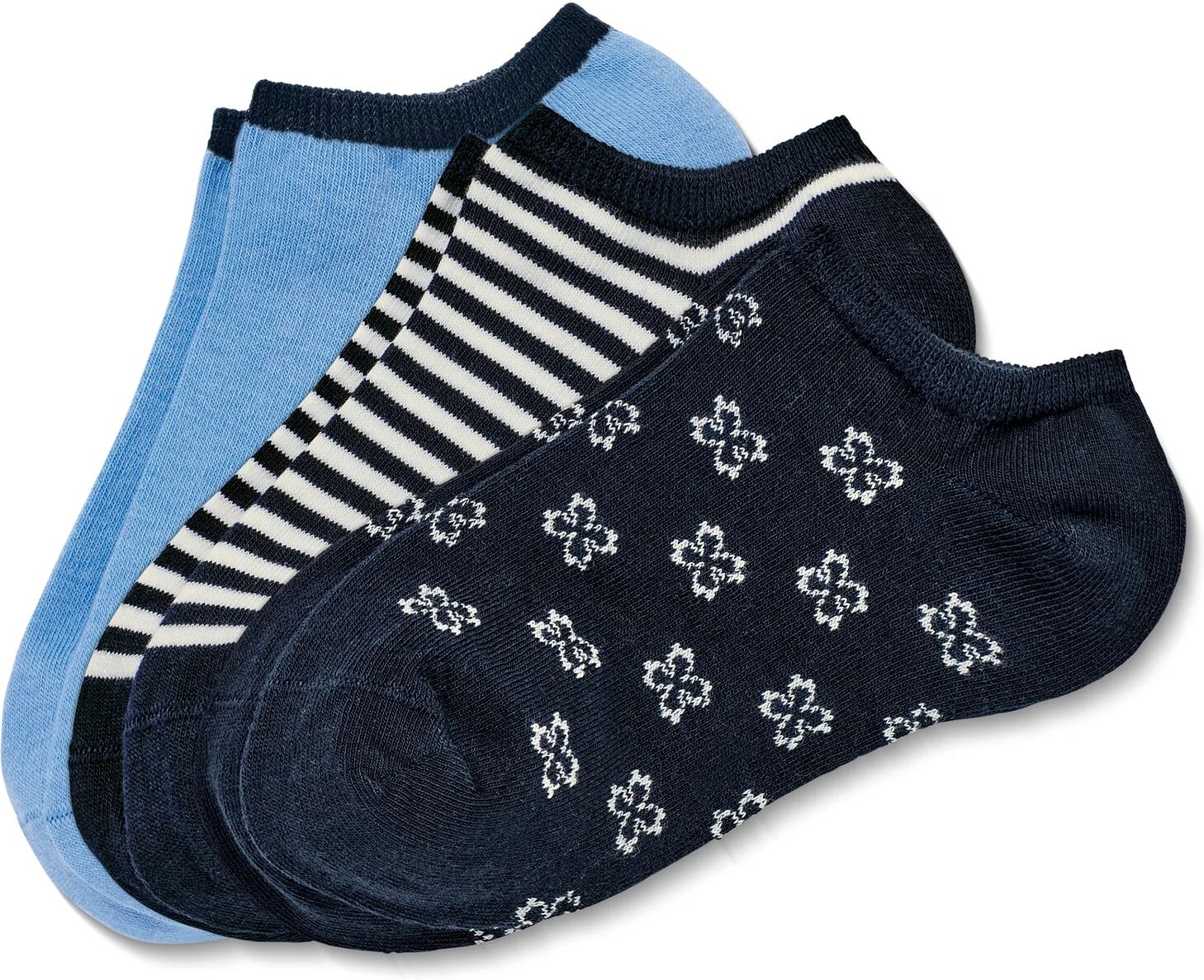 Tchibo - 3 Paar Sneakersocken - Damen - Gr. 35-38 - dunkelblau