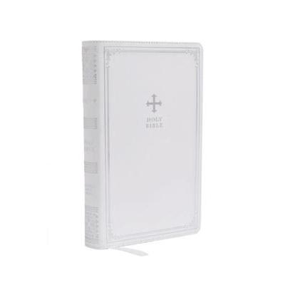 Nrsv, Catholic Bible, Gift Edition, Leathersoft, White, Comfort Print, Gebundene Ausgabe von Catholic Bible Press, Harper Collins (US),