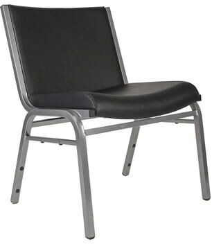 "Big & Tall 1000 lb. Rated Fabric Stack Chair - 23.5""D x 24.25""W x 31.25""H"