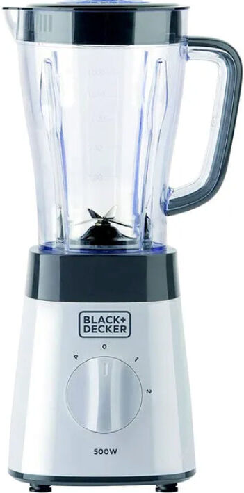 Black+Decker Frullatore Con Caraffa Black & Decker In Plastica 500 W Modello BXJB500E Cod. ES9120070B