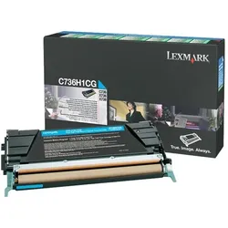 Lexmark Tonerpatrone Hohe Ergiebigkeit 10.000 Seiten Cyan