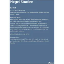 Hegel-Studien / Hegel-Studien Band 35 (2000), Fachbücher von Otto Pöggeler, Friedhelm Nicolin