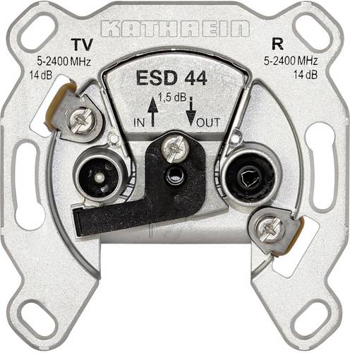 Kathrein ESD 44 Antennendose TV, UKW, SAT Unterputz Durchschleifdose