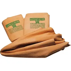 Unger FS450 Fensterleder klein 4,5 qfs, Schafsleder - Beste Qualität, ca. 54x77 cm