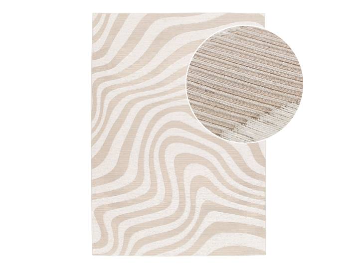 Kurzflorteppich Orinor Beige 200 x 290cm Polypropylen, Polyethylenterephthalat & Jute