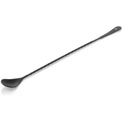 WAS Germany 6x Barlöffel Japanese Style Nocturn, 33,5 cm, schwarz matt, Chromnickelstahl 18/10