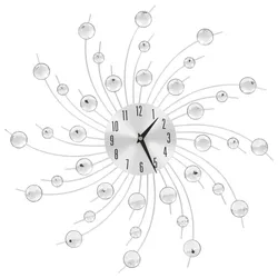 Décoshop26 - Wanduhr mit Quarzwerk modernes Design 50 cm DEC022274 DEC022274