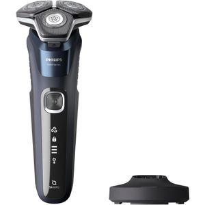 Philips Elektrorasierer Series 5000, S5885/25, Wet & Dry, mit Trimmer und Ladestation