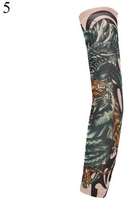 Inspired Finds Floral UV Protection Tattoo Arm Sleeves For Cycling, Running & Outdoor Sports traditional Rocker old School