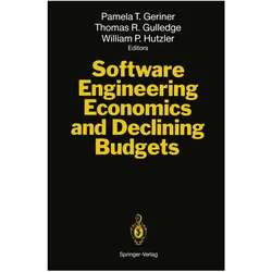 Software Engineering Economics and Declining Budgets, Fachbücher von Thomas R. Gulledge, William P. Hutzler, Pamela T. Geriner