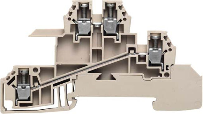 Weidmüller Bornes de distribution 84,5x6,1x49mm WDL 2.5/S/L/L (0455002)