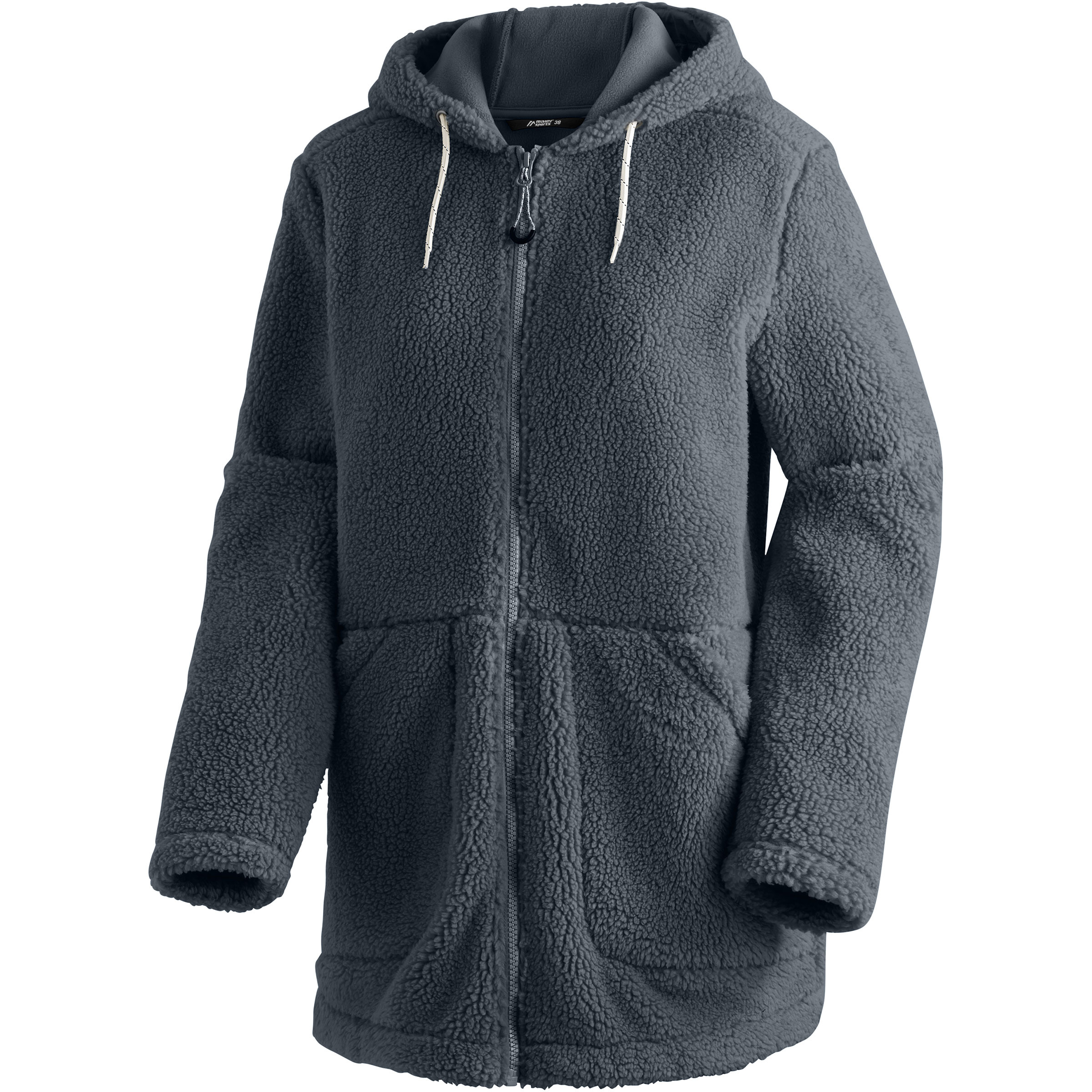 Maier Sports Cheviot Damen Fleecejacke grau Größe S Trekking Schnell trocknend