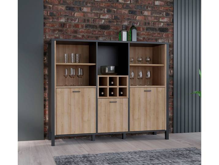 FORTE Highboard High Rock, Breite ca. 139,4 cm